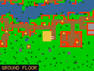 Map of Bamboo Garden 2 in Port Hope: the house is highlighted in gold, the red mark is the entrance.