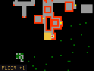Map of Banana Bay 4 in Port Hope: the house is highlighted in gold, the red mark is the entrance.
