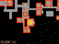 Map of Banana Bay 3 in Port Hope: the house is highlighted in gold, the red mark is the entrance.
