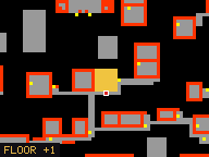 Map of River Homes 2b in Port Hope: the house is highlighted in gold, the red mark is the entrance.