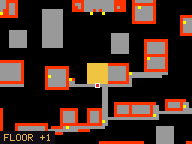 Map of River Homes 2a in Port Hope: the house is highlighted in gold, the red mark is the entrance.