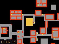 Map of Coconut Quay 1 in Port Hope: the house is highlighted in gold, the red mark is the entrance.