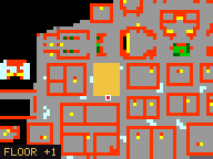 Map of Rathleton Plaza 4 in Rathleton: the house is highlighted in gold, the red mark is the entrance.