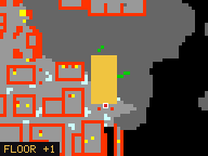Map of Rathleton Hills Estate in Rathleton: the house is highlighted in gold, the red mark is the entrance.
