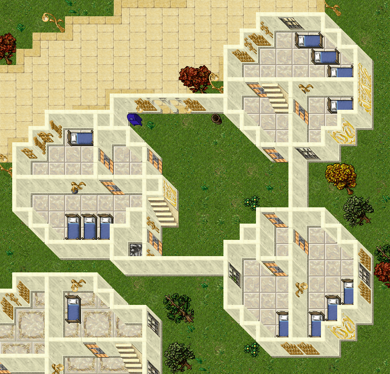 Ground floor of Halls of Serenity: 213 sqm