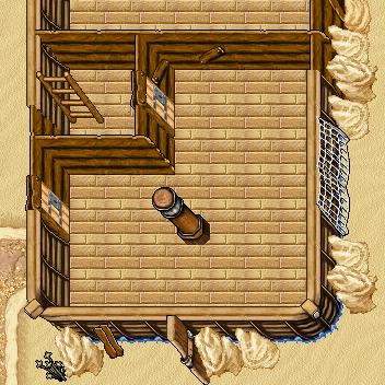 Ground floor of Pirate Shipwreck 2: 81 sqm
