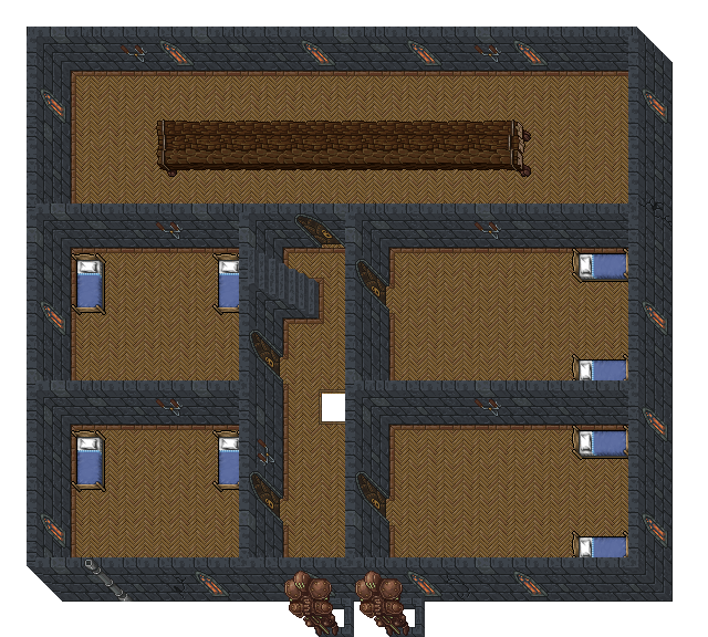 Floor +2 of Bronze Brothers Bastion: 288 sqm